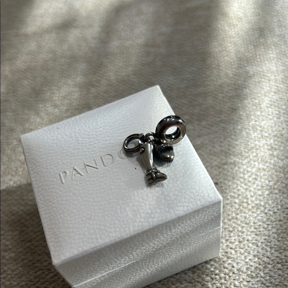 Pandora Silver Cowgirl Charm